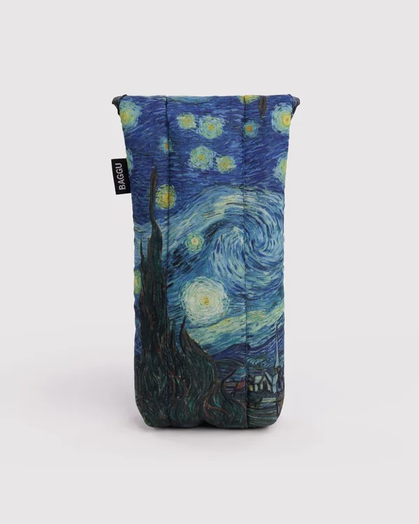 Puffy Glasses Sleeve - The Starry Night Vincent Van Gogh - Material: ripstop-nylon