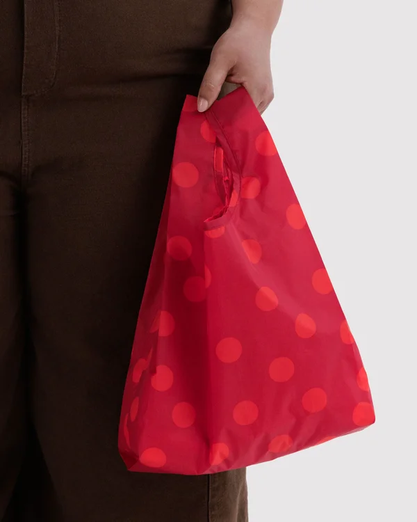 Baby Baggu - Red Polka Dot - Material: ripstop-nylon