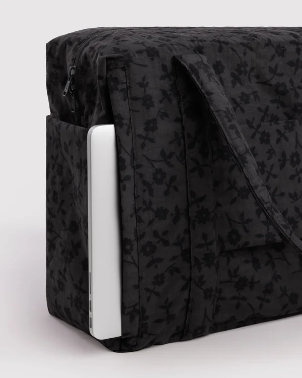 Cloud Carry-On - Charcoal Ditsy Floral