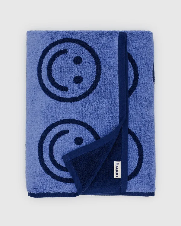Bath Towel - Happy Blue - Size: OS
