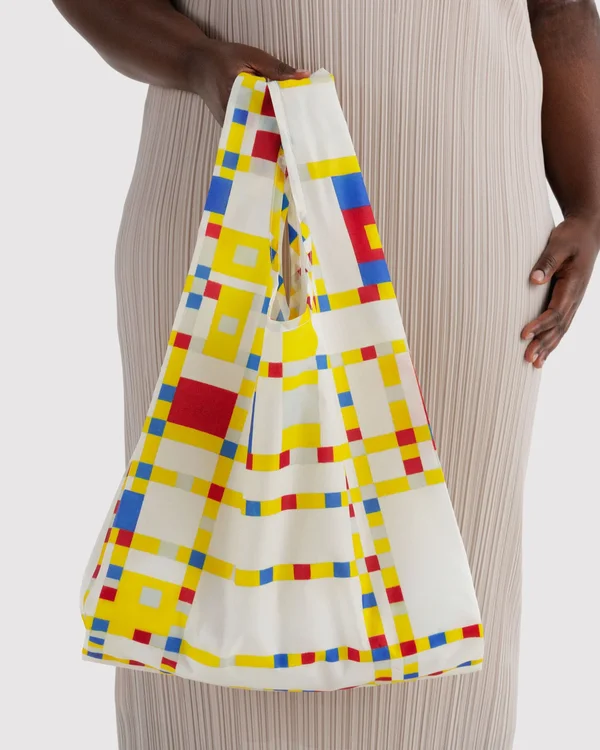 Standard Baggu - Broadway Boogie Woogie Piet Mondrian - Material: ripstop-nylon