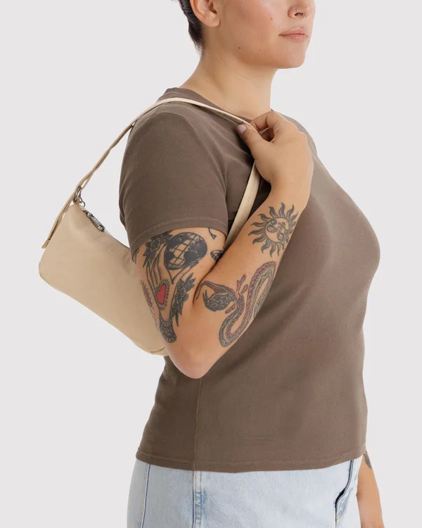 Nylon Pochette - Sale - Custard