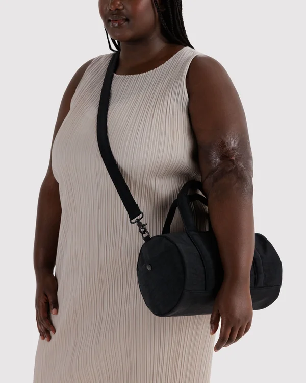 Nylon Duffle Bag - Black