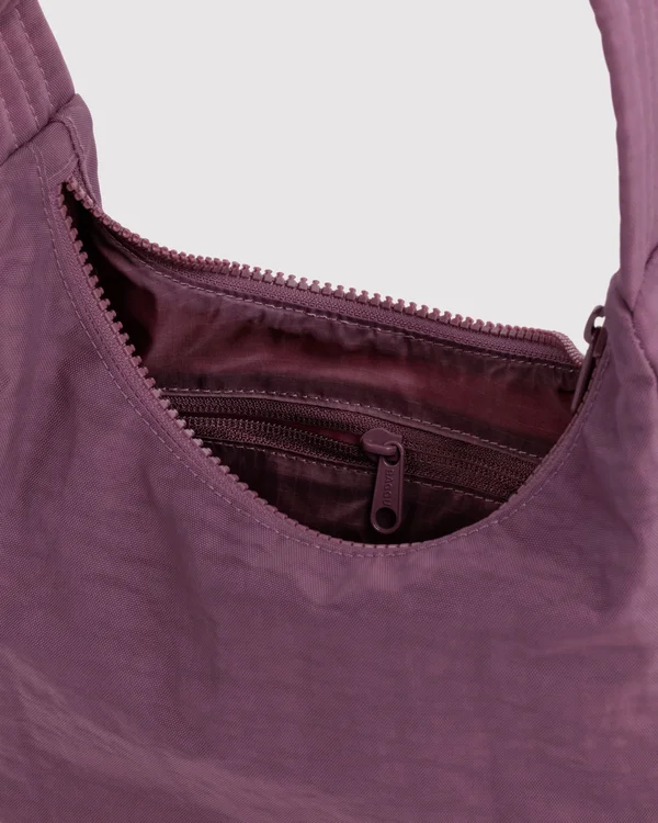 Mini Nylon Shoulder Bag - Wild Plum