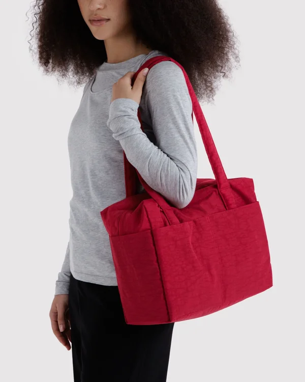 Everyday Cloud Bag - Cherry - Material: heavyweight-nylon