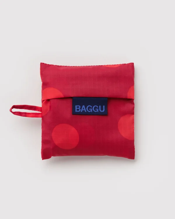 Baby Baggu - Red Polka Dot - Material: ripstop-nylon